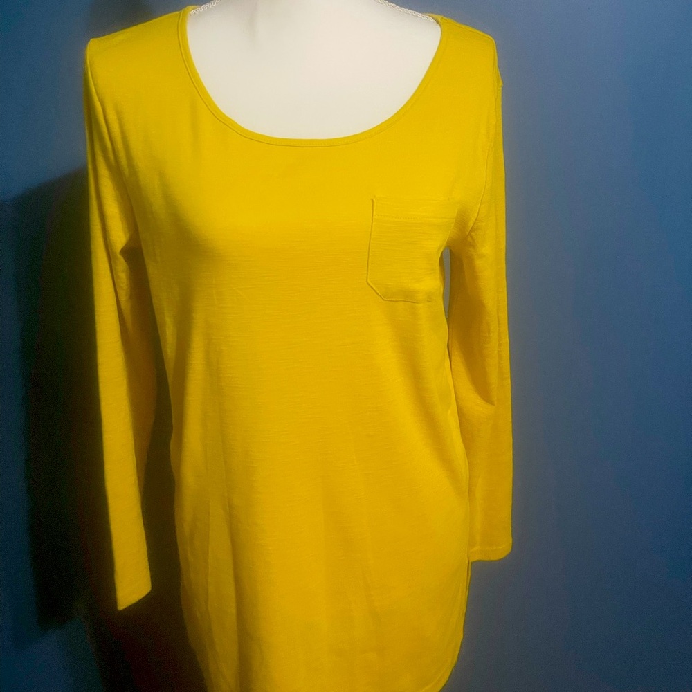2 Love Mustard long Sleeve top Size S